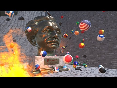 Escape from Physicist👨 country marble race