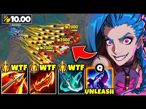 Jinx with 10.00 attack speed is the most ridiculous thing you'll see today...