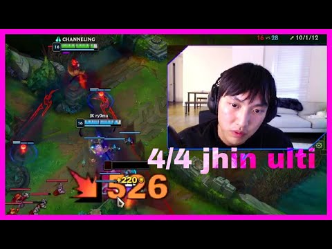 doublelift smurfing with jhin in champions Que