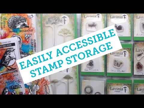 HOW I STORE MY LAVINIA & VISIBLE IMAGE STAMPS