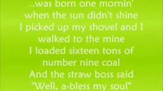 Tennessee Ernie Ford-Sixteen Tons karaoke.wmv