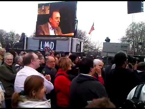 Michael Leahy  TUC President  speaks at -   March for the Alternative on 26 March ,London  2011