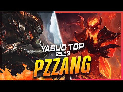 PZ ZZANG - Yasuo vs Shen TOP Patch 25.13 - Yasuo Gameplay
