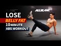 HOW TO LOSE BELLY FAT (10MIN ABS WORKOUT)