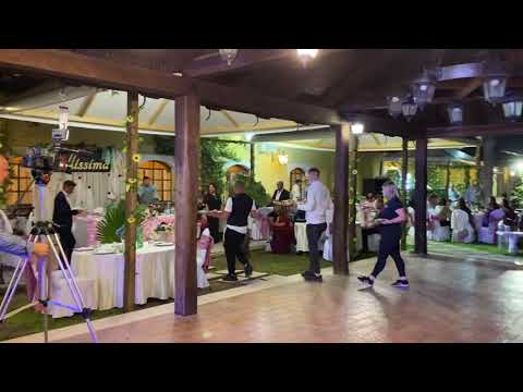 Primirea aperitiv la Botez in aer liber