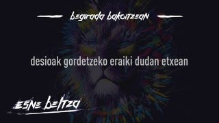 ESNE BELTZA - BEGIRADA BAKOITZEAN (Lyric video)