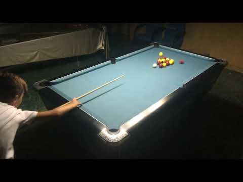 The Young machine in 147 snooker hall