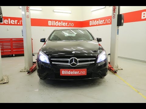 Mercedes A Klasse Hvordan Bytte Skiver Og Klosser Bak Med El Parkbrems 2012 Til 2018 Mod W176 Bildeler No