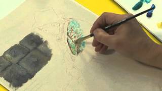 Pintar una obra con Óleos Profesionales con Titanatos