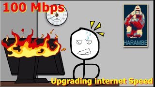 Upgrading Internet Speed 100 mbps | How it feels like