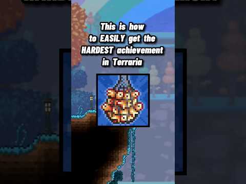 How to EASILY get the hardest achievement in Terraria 🐟