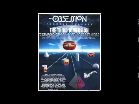 DJ EASYGROOVE @ OBSESSION Third Dimension   October 1992 70 minutes