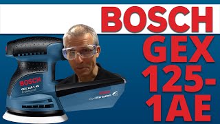 Demo and Features - Bosch GEX125-1AE Random Orbit Palm Sander