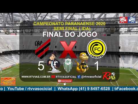 ATHLETICO PR X FC CASCAVEL AO VIVO