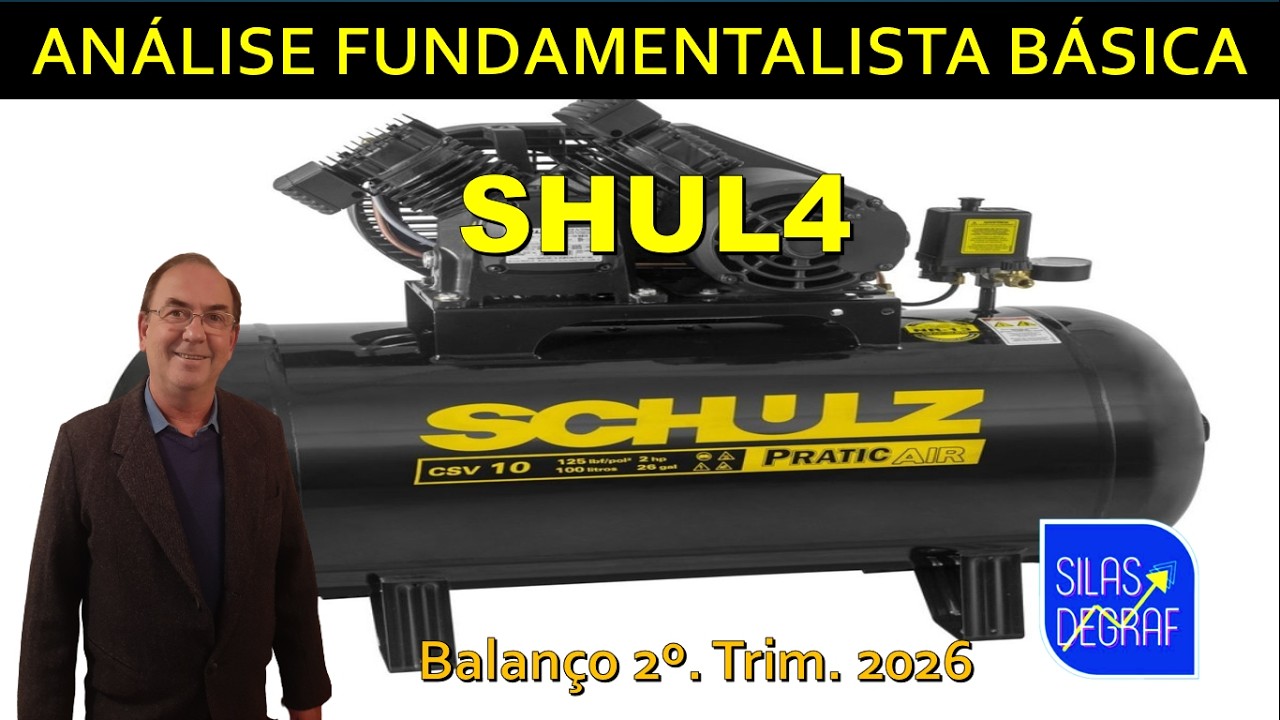 SHUL4 - SCHULZ S/A. ANÁLISE FUNDAMENTALISTA BÁSICA. PROF. SILAS DEGRAF. 2o TRIM. 2026