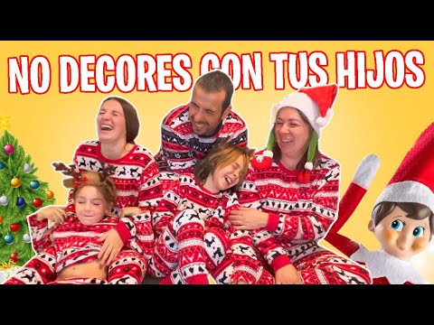 DECORACIÓN navideña ¡IMPOSIBLE! en familia + ELFO travieso viene a casa