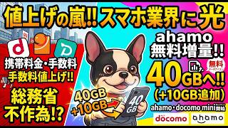 ドコモの本気？ahamoとドコモmini増量がシンプルにお得！！SNSの情報だけを鵜呑みにすると損するぞ