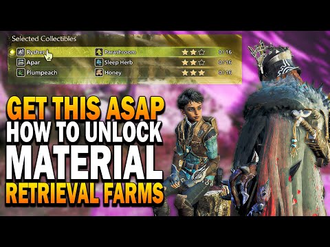 GET THIS ASAP! How To Unlock Material Retrieval FARM In Monster Hunter Wilds