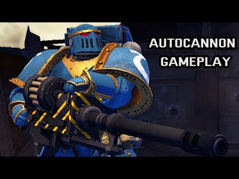 AUTOCANNON GAMEPLAY: Ultramarine vs 400+ Orks! - Warhammer 40K: Space Marine, Augmented Mod