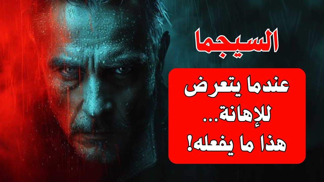 فن الرد عند رجال سيجما: كيف تحوّل الإهانة إلى انتصار؟