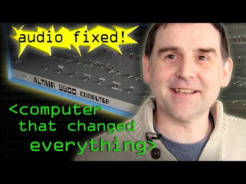 Computer That Changed Everything (Altair 8800) - AUDIO FIX - Computerphile Video