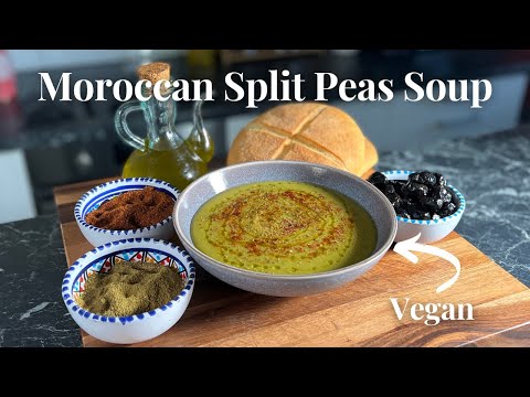 Bissara - Moroccan Green Split Peas Soup (Vegan)