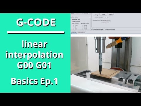 G-Code Basics, Ep. 1 - Linear Interpolation G00 G01