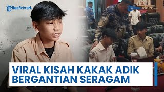 Viral Kisah Haru Dua Bersaudara di Bogor, Haikal dan Haezar Bergantian Seragam Pramuka untuk Sekolah