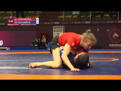 1/2 Women's GP No-Gi - 58 kg: Z. SZAWERNOWSKA (POL) v. M. DESCHAMPS (FRA)