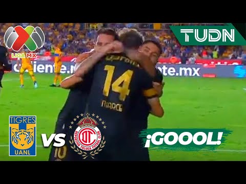 DEVIL'S GOAL! Marcel Ruiz takes advantage of the rebound | Tigres 0-1 Toluca | AP2023-J11 | Liga ...