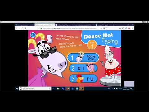 Screenshot of video: Touch Typing for learners with Dyslexia