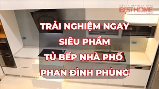 Khám phá trải nghiệm công tình tủ bếp nhà Mrs Tuyết phố Phan Đình Phùng do Xưởng Besthome thi công