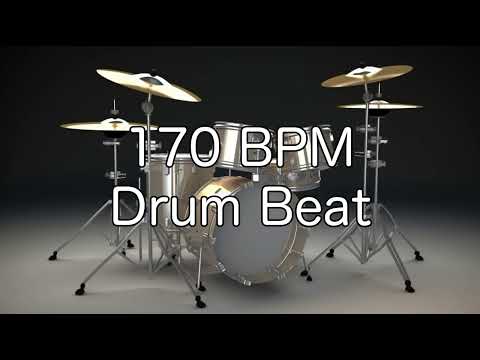 170 BPM Shuffle Drum Beat for Musical Practice