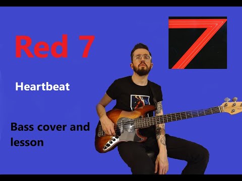 Red 7 - Heartbeat - Bass cover and lesson