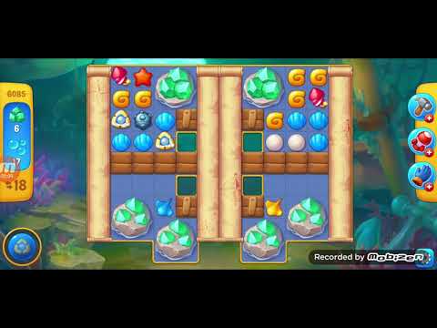 fishdom gameplay / level 6085 / It is like the ads? / thank you