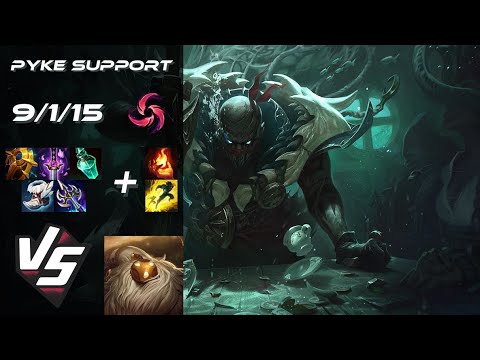 SUPPORT Pyke vs Bard - EU Grandmaster Patch 14.23