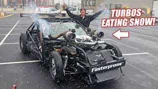 Leroy Breathes SNOW! Moving Him Into the Texas Speed Booth at PRI 2018!