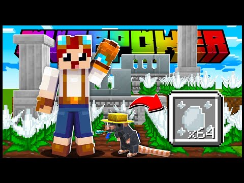 BLOCK FARM USING MICE IN MINECRAFT!!  - Minecraft Overpower #12