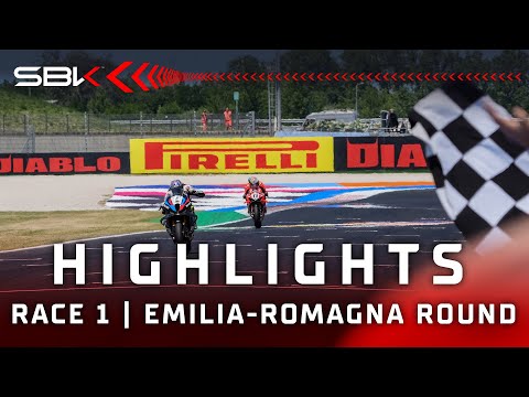 FULL HIGHLIGHTS: Race 1 at Misano 🏖️ | 2025 #EmiliaRomagnaWorldSBK 🇮🇹