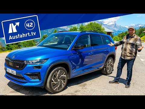 2021 Skoda Kodiaq RS TSI 4x4 DSG - Kaufberatung, Test deutsch, Review, Fahrbericht Ausfahrt.tv