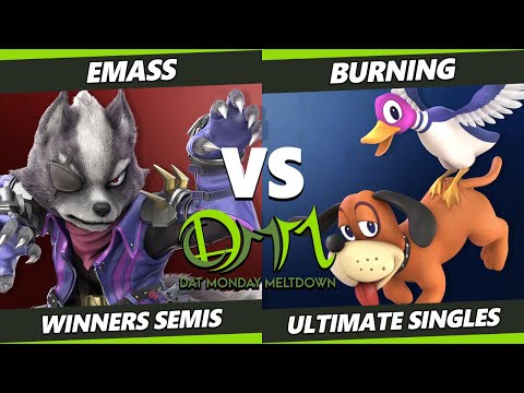 DAT Monday Meltdown 226 Winners Semis - eMass (Wolf) Vs. Burning (Duck Hunt) SSBU Ultimate