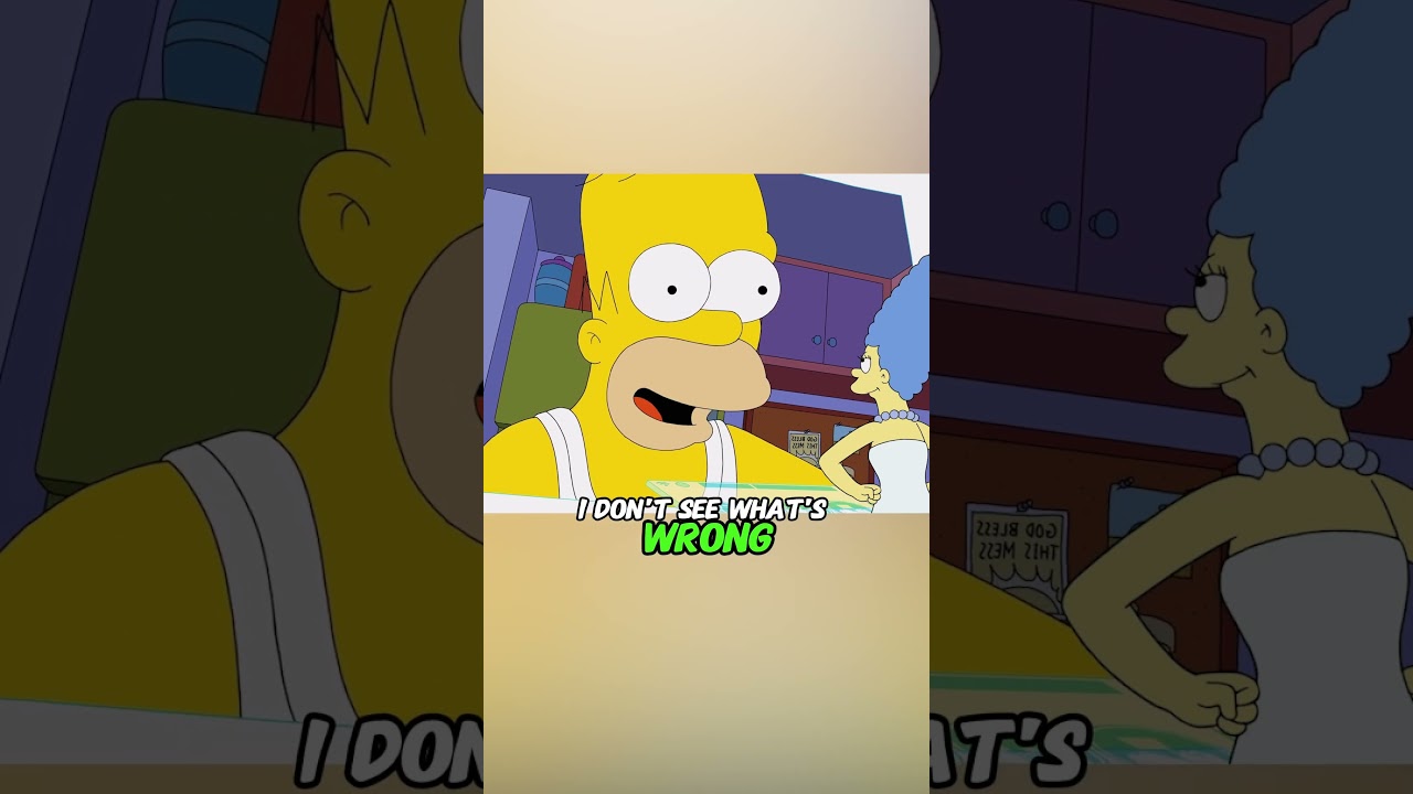 AI Marge also has her own ideas. #anime #animerecap #TheSimpsons