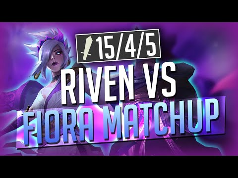 How To Play The RIVEN VS FIORA MATCHUP Perfectly! S11 Riven Matchup Guide - League Of Legends