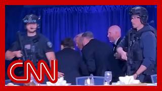 Shots fired at WH Correspondents’ Dinner; Trump rushed off stage
