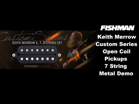 Fishman Fluence Keith Merrow + Classic Neck - Matte Black image 10
