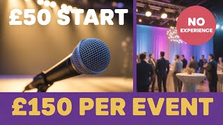 Event Mc Business: Kit, Rates & Sales Tips (UK) - low-cost business idea