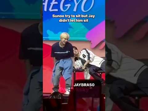 Jay not letting sunoo sit on his chair #enhypen #jay #sunoo #prettyksky