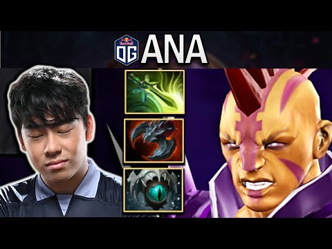 OG.ANA SMURF ANTI-MAGE WITH 1000 GPM AND XPM - DOTA 2 7.29 GAMEPLAY
