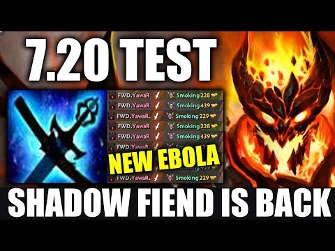 WTF IMBA 7.20 NEW ITEM Test on Shadow Fiend EPIC Pro SF vs Meepo MID Fun Dota 2