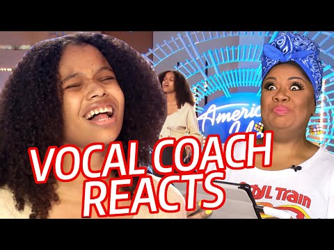 Vocal Coach Reacts to Aretha Franklin's Granddaughter American Idol Audition